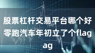 股票杠杆交易平台哪个好零跑汽车年初立了个flag