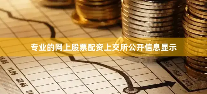 专业的网上股票配资　　上交所公开信息显示